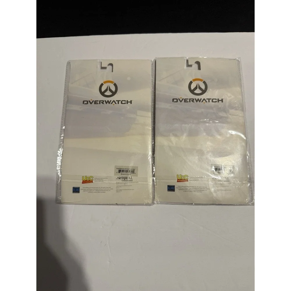Overwatch 5-Pack Button Sets (Lot of 2) – Sealed Blizzard Collectible Pins